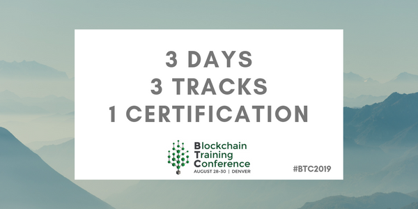 Blockchain Training Conference to Offer 3 Tracks at Upcoming Denver Event